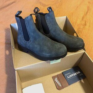NEW Blundstone Rustic Black Premium Leather High Top Boots